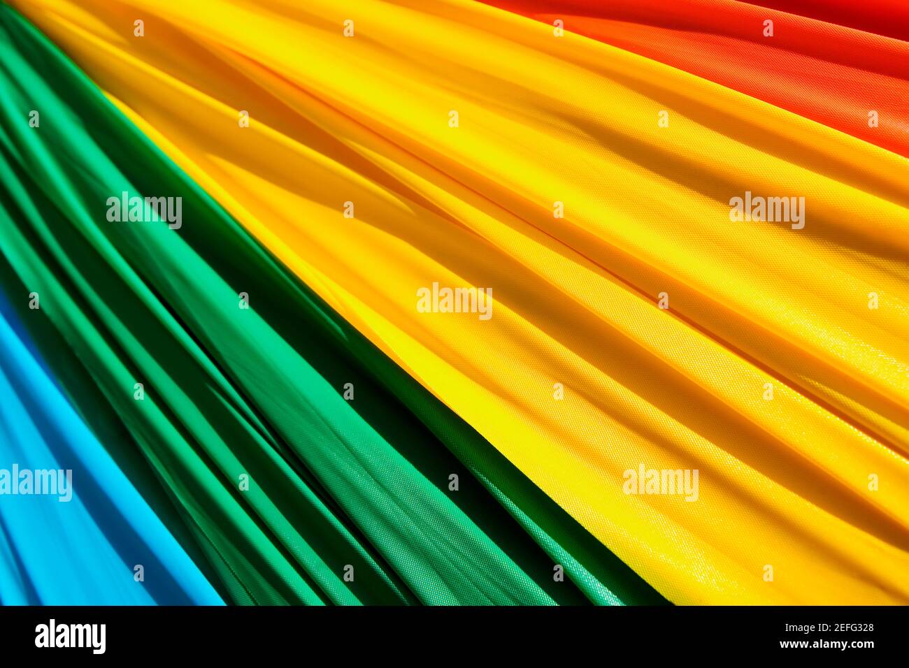 Close-up d'un drapeau arc-en-ciel Banque D'Images