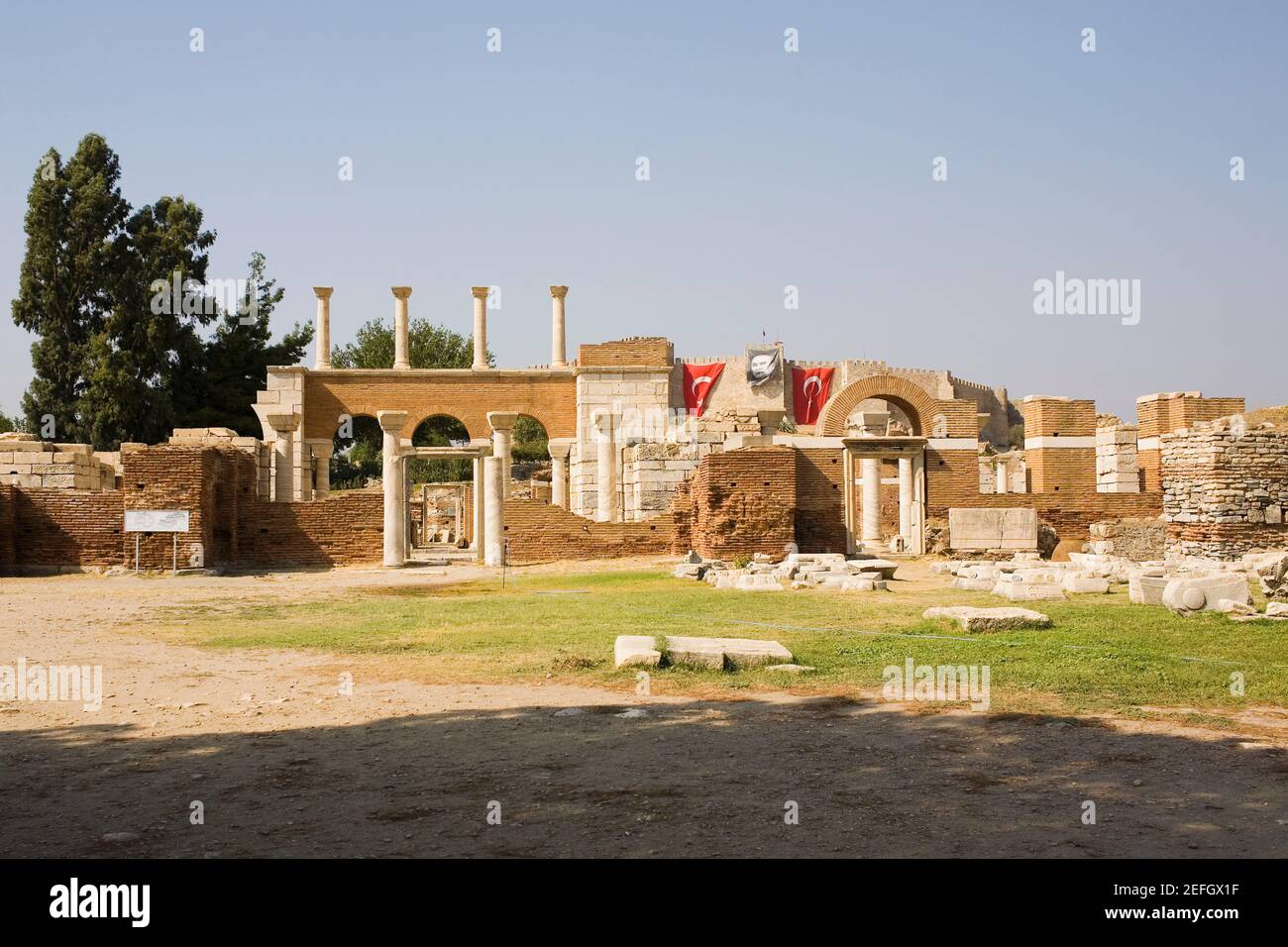 Vieilles ruines de bâtiments, Éphèse, Turquie Banque D'Images