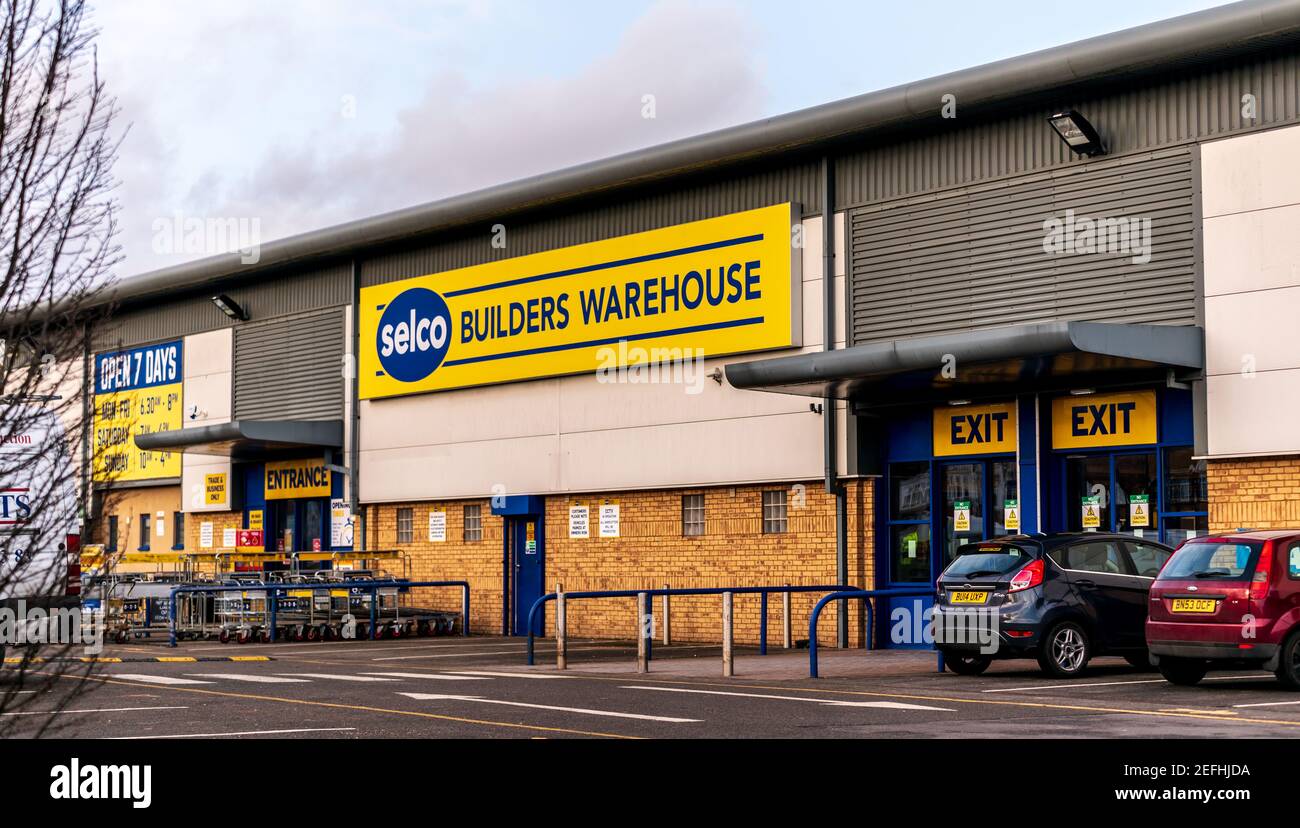 Selco Builders Warehouse, Walsall Road, Birmingham, Royaume-Uni Banque D'Images