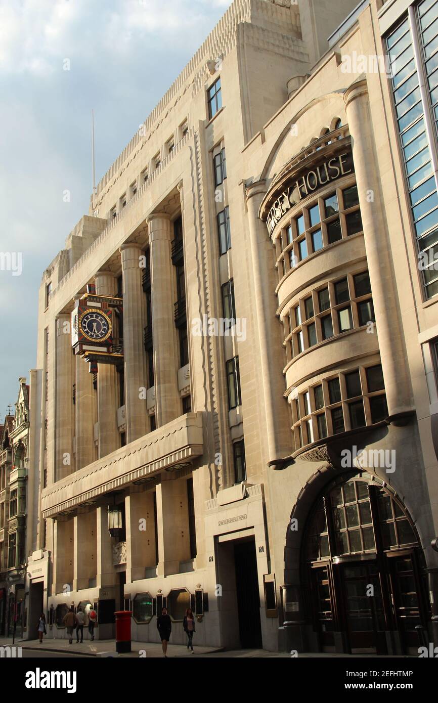 L'ancien bâtiment Daily Telegraph de Fleet Street à Londres, Royaume-Uni Banque D'Images