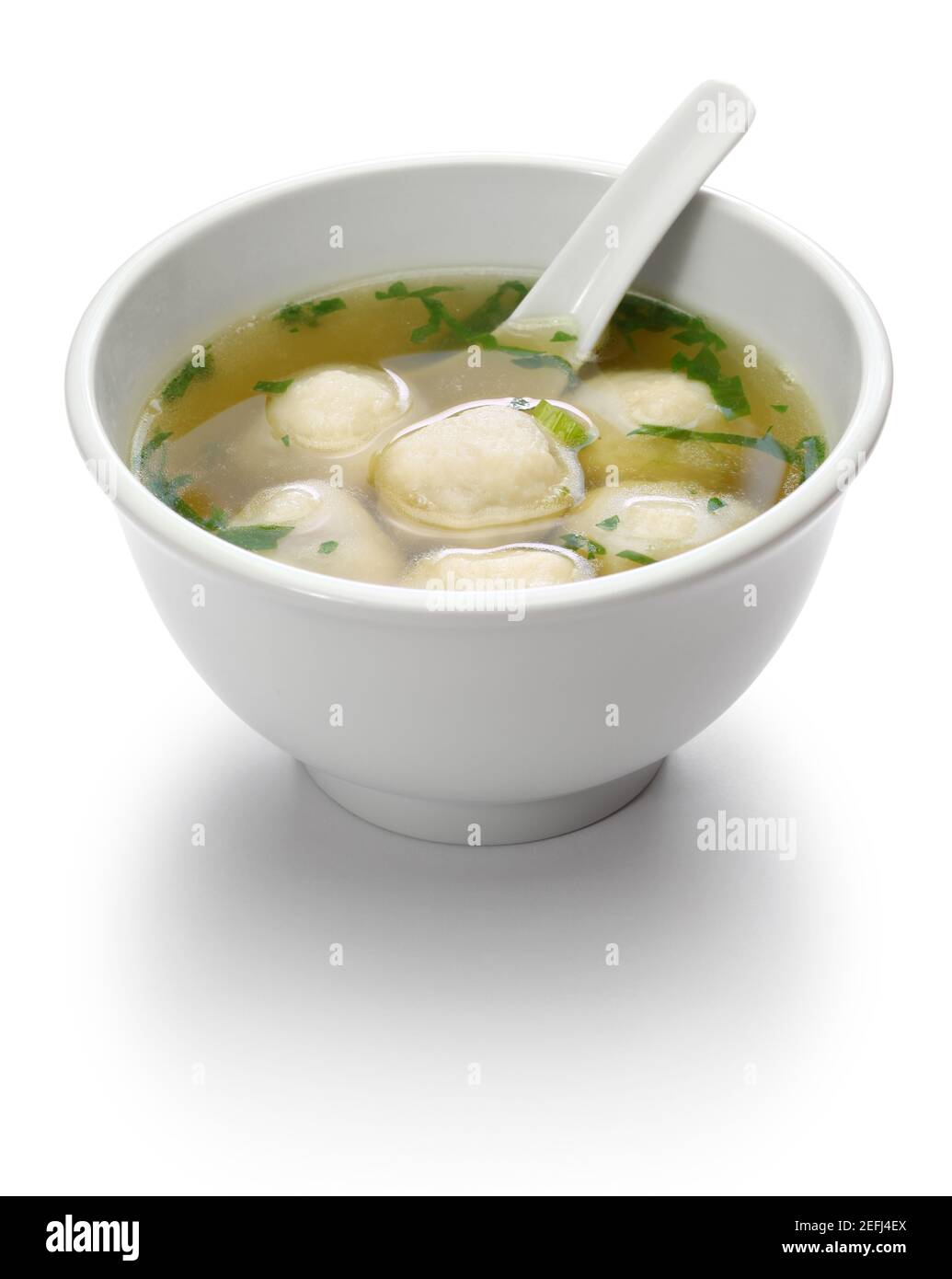 soupe de boules de poisson, cuisine taïwanaise Banque D'Images