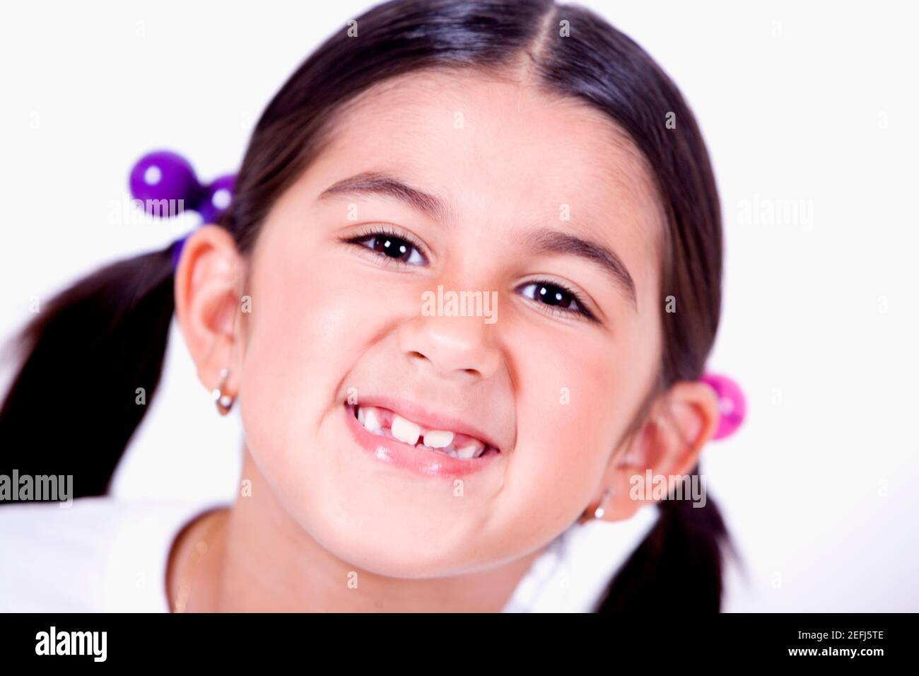 Portrait of a Girl smiling Banque D'Images