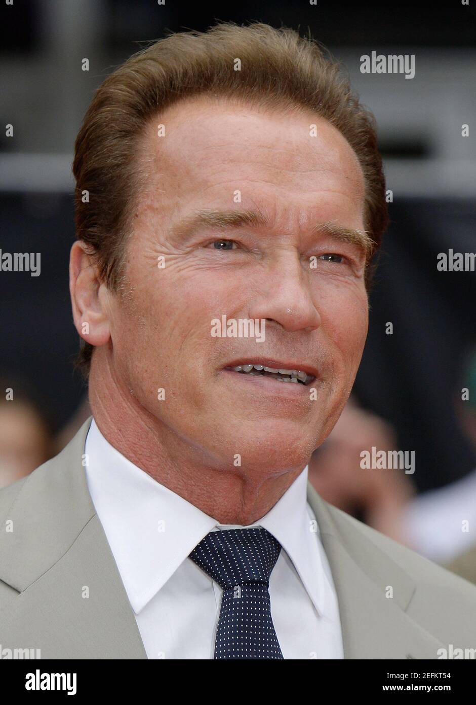 Londres, Royaume-Uni. 13 août 2012. Arnold Schwarzenegger assiste à The Expendables 2 Back for War UK Premier à l'Empire Leicester Square, Londres. Crédit: S.A.M./Alay Banque D'Images