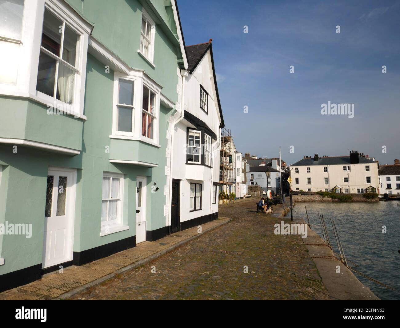 Bayard's Cove, Dartmouth, Devon. Banque D'Images