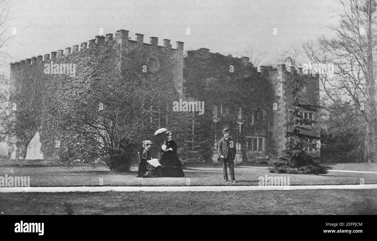 Old Tabley Hall. Banque D'Images