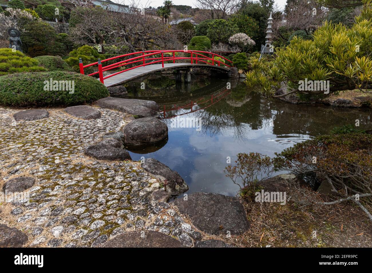 Le temple de Shogetsuin est un temple de l'école Soto du bouddhisme zen et est situé sur une colline. Le temple est également connu sous le nom de Hana-dera (temple de fleurs) ou S. Banque D'Images