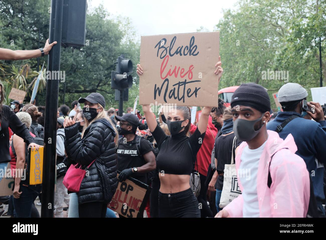 LONDRES 3 JUIN 2020 Des Manifestations Contre La Mort Noire Ont londres-3-juin-2020-des-manifestations-contre-la-mort-noire-ont