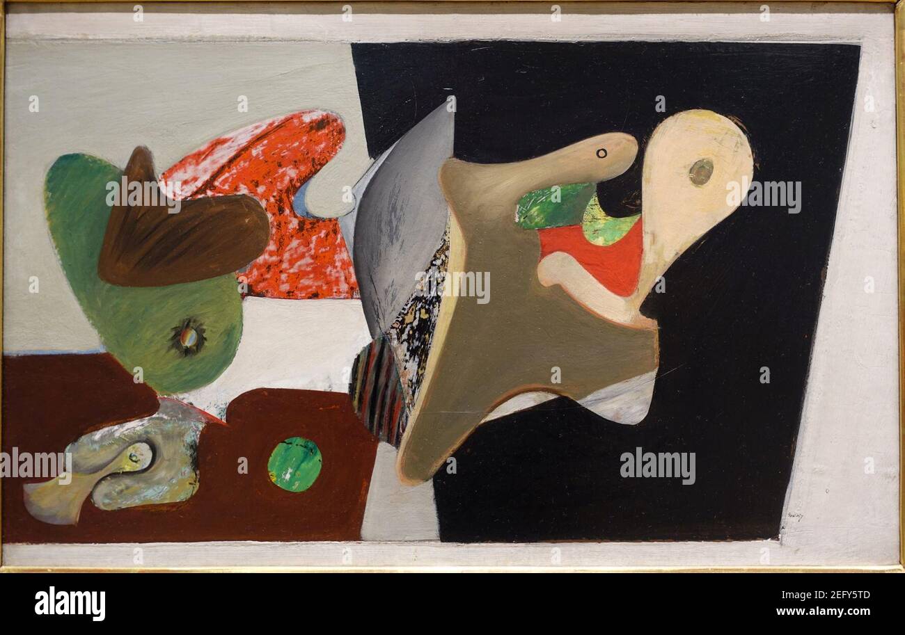 Organisation (nuit, Enigma et nostalgie) par Arshile Gorky, 1933-1934, Banque D'Images