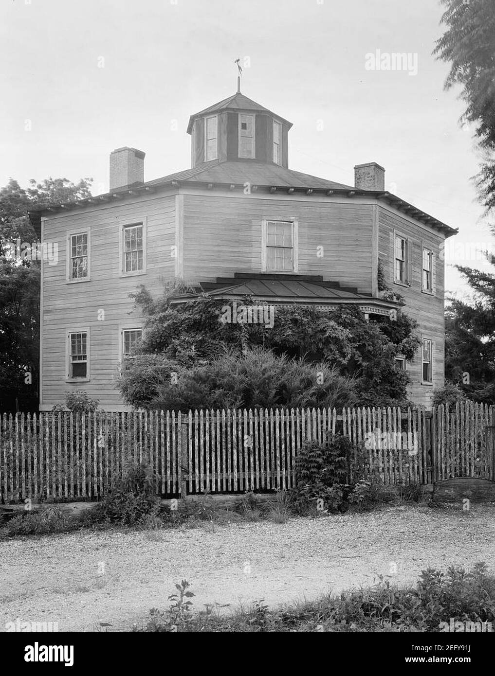 Original court House Beaufort Carteret County North Carolina par Frances Benjamin Johnston. Banque D'Images