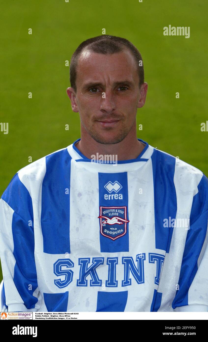 Football - Brighton & Hove Albion Photocall 02/03 Robbie Pethick - Brighton & Hove Albion crédit obligatoire:action Images / Alex Morton Banque D'Images