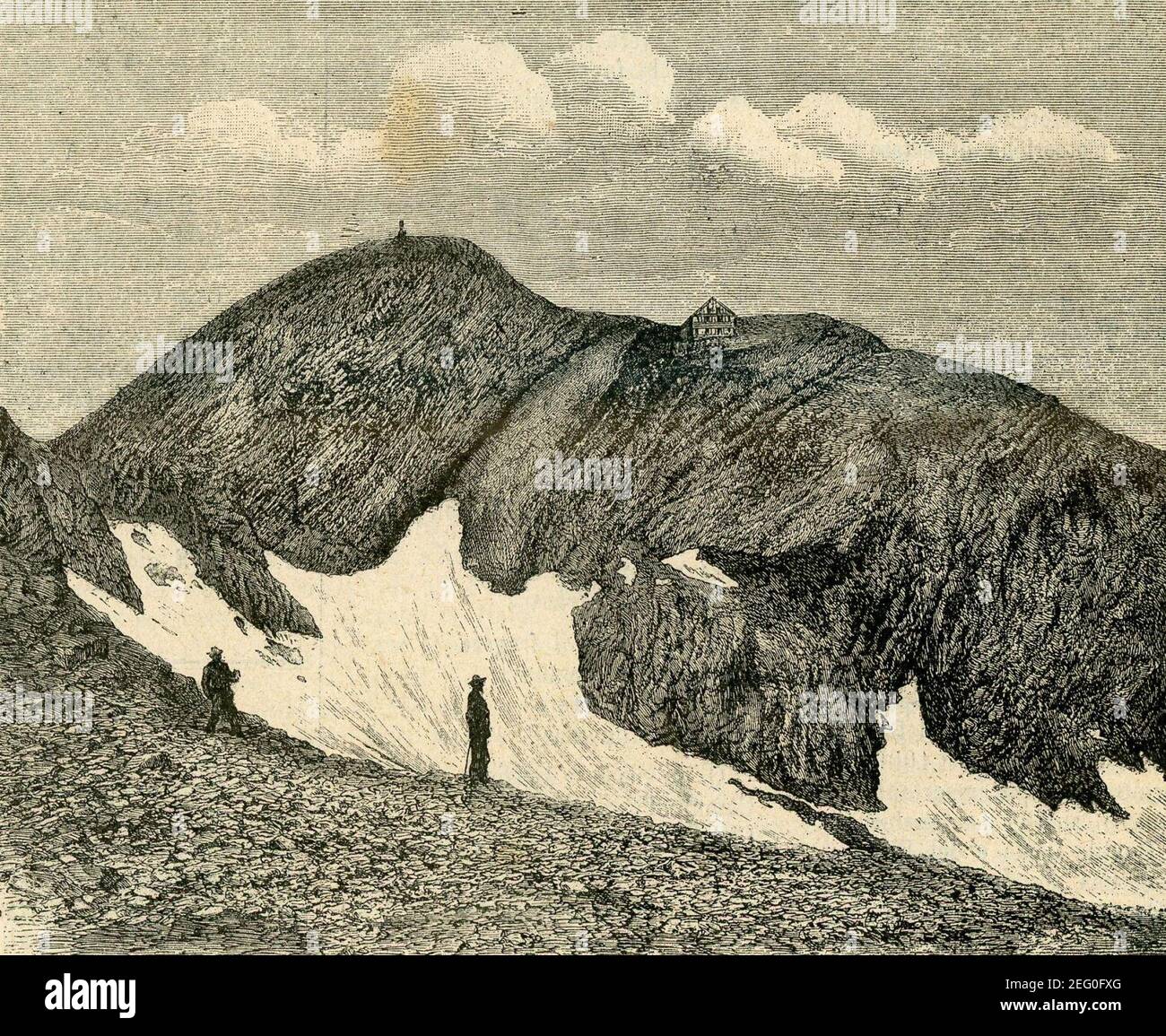 Osservatorio Meteorologico di Santis. Banque D'Images