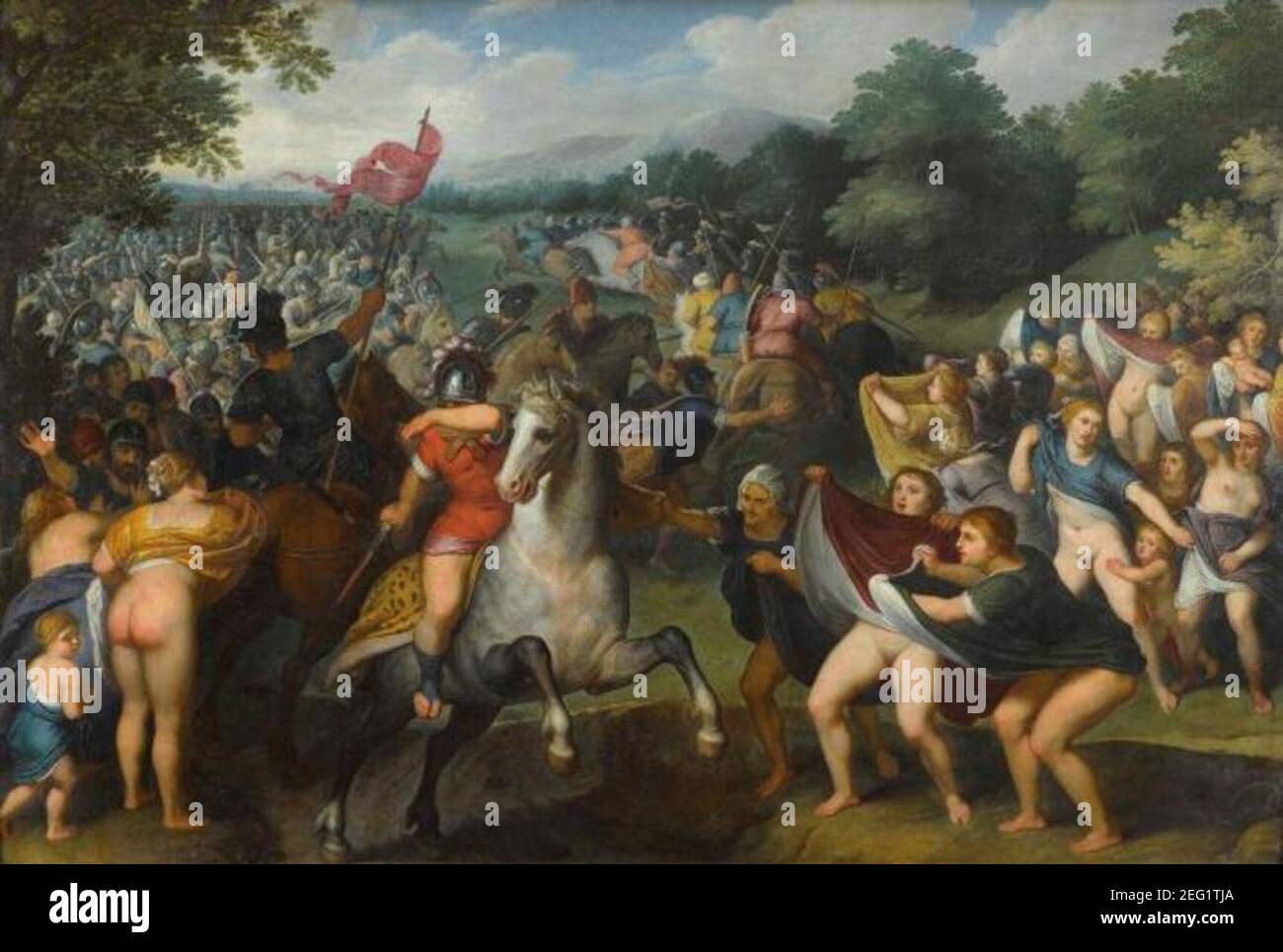 Otto van Veen - de moed van de Perzische vrouwen Banque D'Images