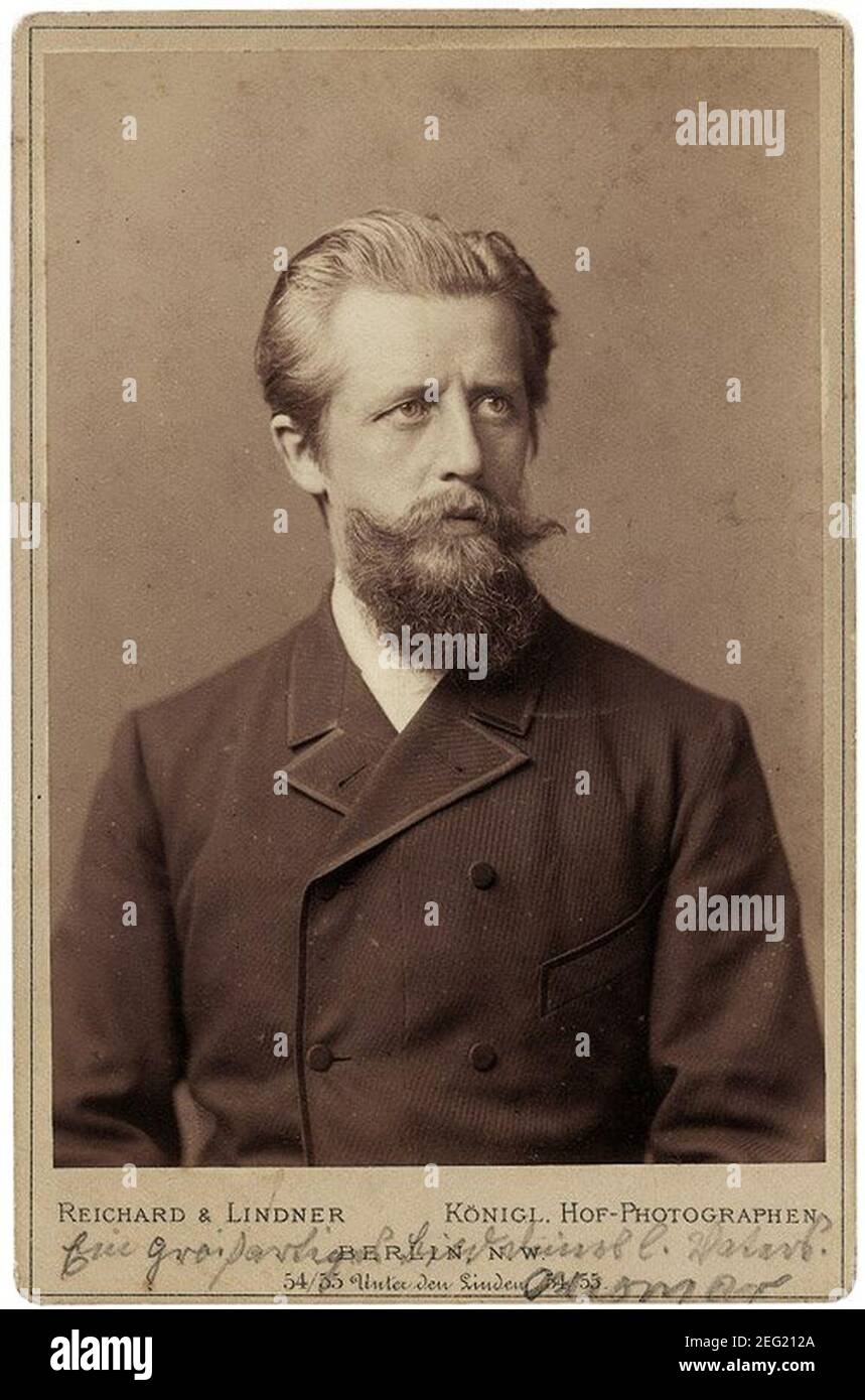 Ottomar Anschütz. Banque D'Images