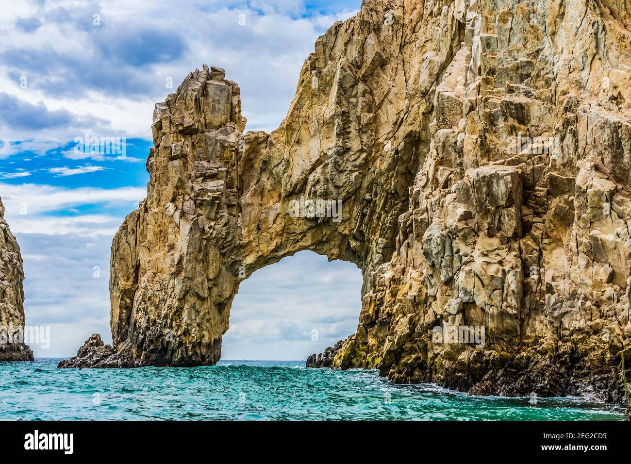 Formations rocheuses l'Arche El archo Los Cabos Cabo San Lucas Baja Mexique Banque D'Images