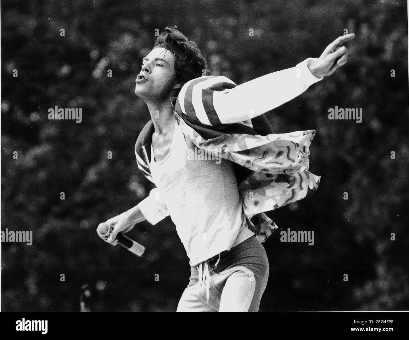 Mick Jagger des Rolling Stones/crédit Simon Dewhurst et Paul Cousans pour Hickes Ltd Banque D'Images