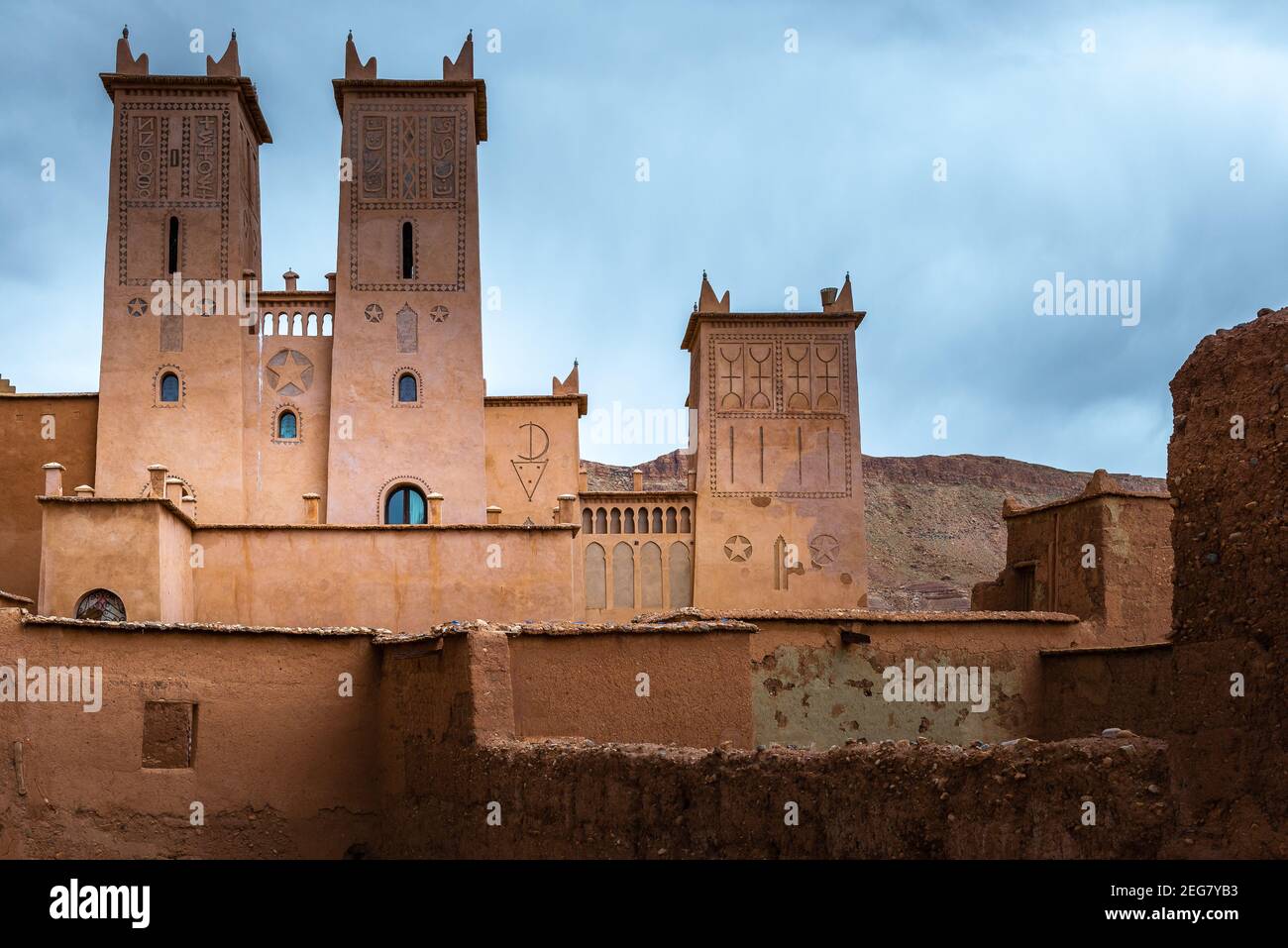 Ksar D'Ait Ben Haddou, Maroc Banque D'Images