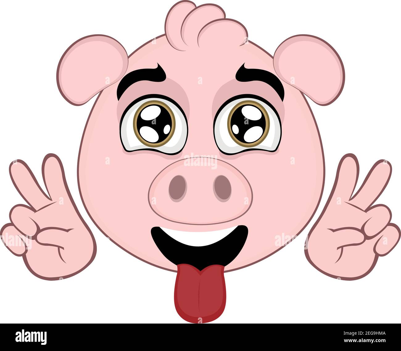 Caricature de porc Banque de photographies et d’images à haute résolution Alamy