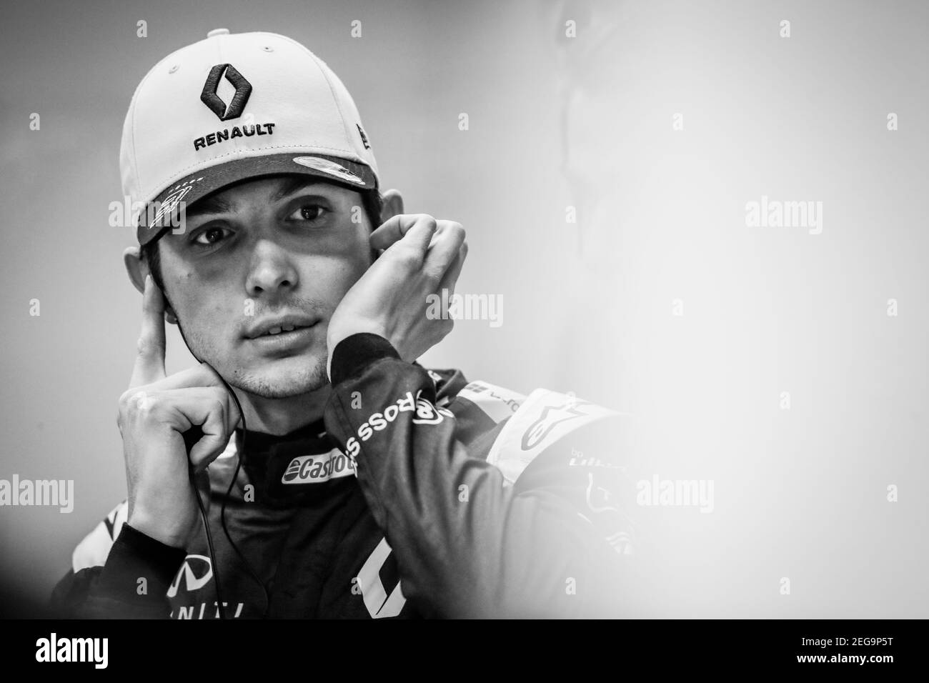OCON Esteban (fra), Renault F1 Team RS20, portrait lors de la deuxième session des tests pré-saison de Formule 1 2020 du 26 au 28 février 2020 sur le circuit de Barcelone-Catalunya, à Montmelo, Barcelone, Espagne - photo Florent Gooden / DPPI Banque D'Images
