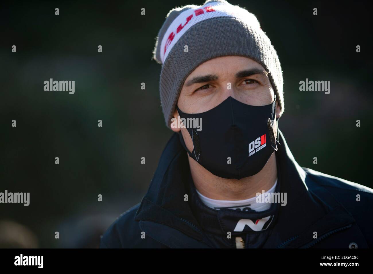 SORDO Dani (ESP), HYUNDAI I20 coupé WRC, portrait lors du Championnat du monde de voitures de rallye WRC 2021, Monte Carlo Rally du 20 au 24 janvier 2021 à Monaco - photo Grégory Lenormand / DPPI Banque D'Images