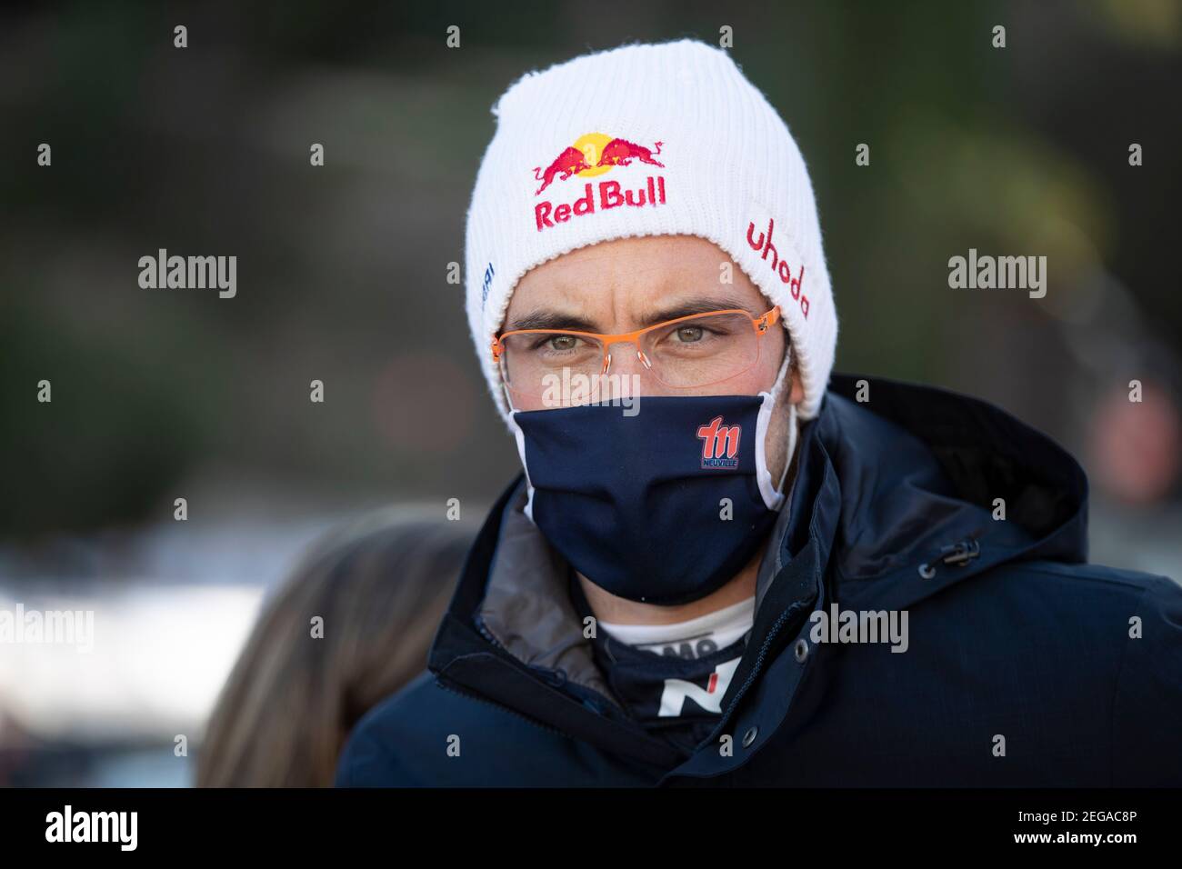 NEUVILLE Thierry (bel), HYUNDAI I20 coupé WRC, portrait lors du Championnat du monde de voitures de rallye WRC 2021, rallye Monte Carlo du 20 au 24 janvier 2021 à Monaco - photo Grégory Lenormand / DPPI Banque D'Images