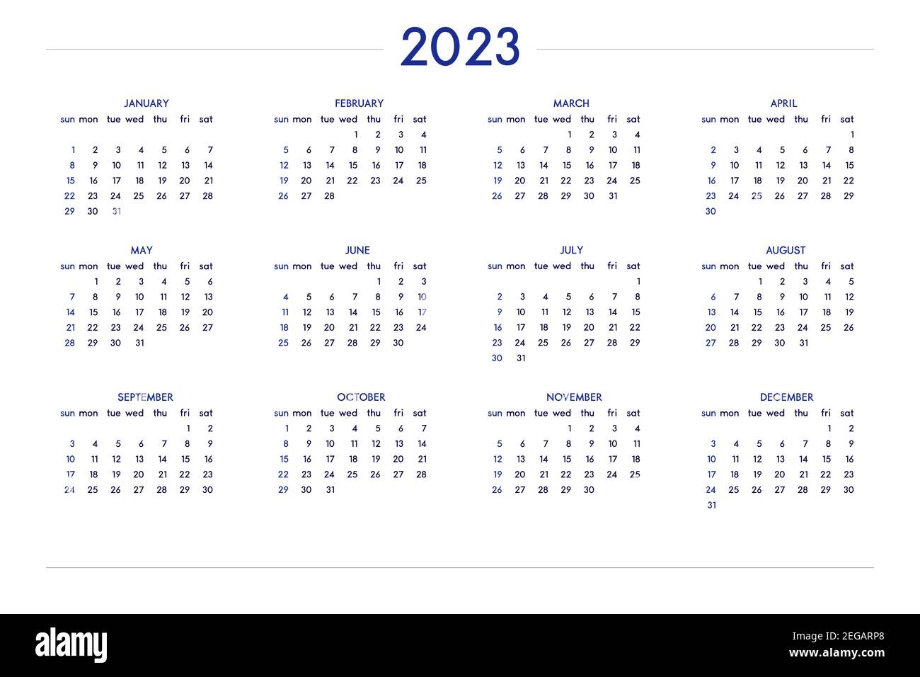 Calendrier Des Dates à Ne Pas Manquer En 2023 Calendrier 2023 Dans Un Style Classique Et Strict. Calendrier De Table  Murale, Conception D'entreprise Minimale Restreinte Pour Ordinateur  Portable Et Planificateur. La Semaine Commence Le Image Vectorielle Stock -  Alamy