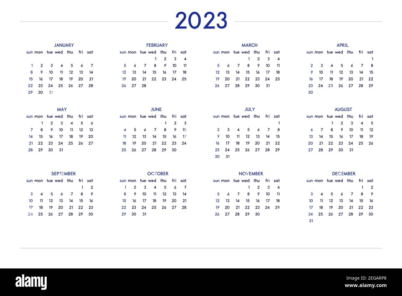 Calendrier de table Vinçon 2023