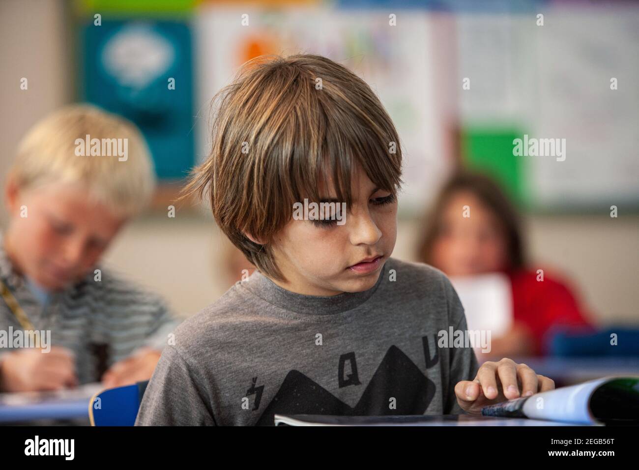 Classe de l'école Banque D'Images