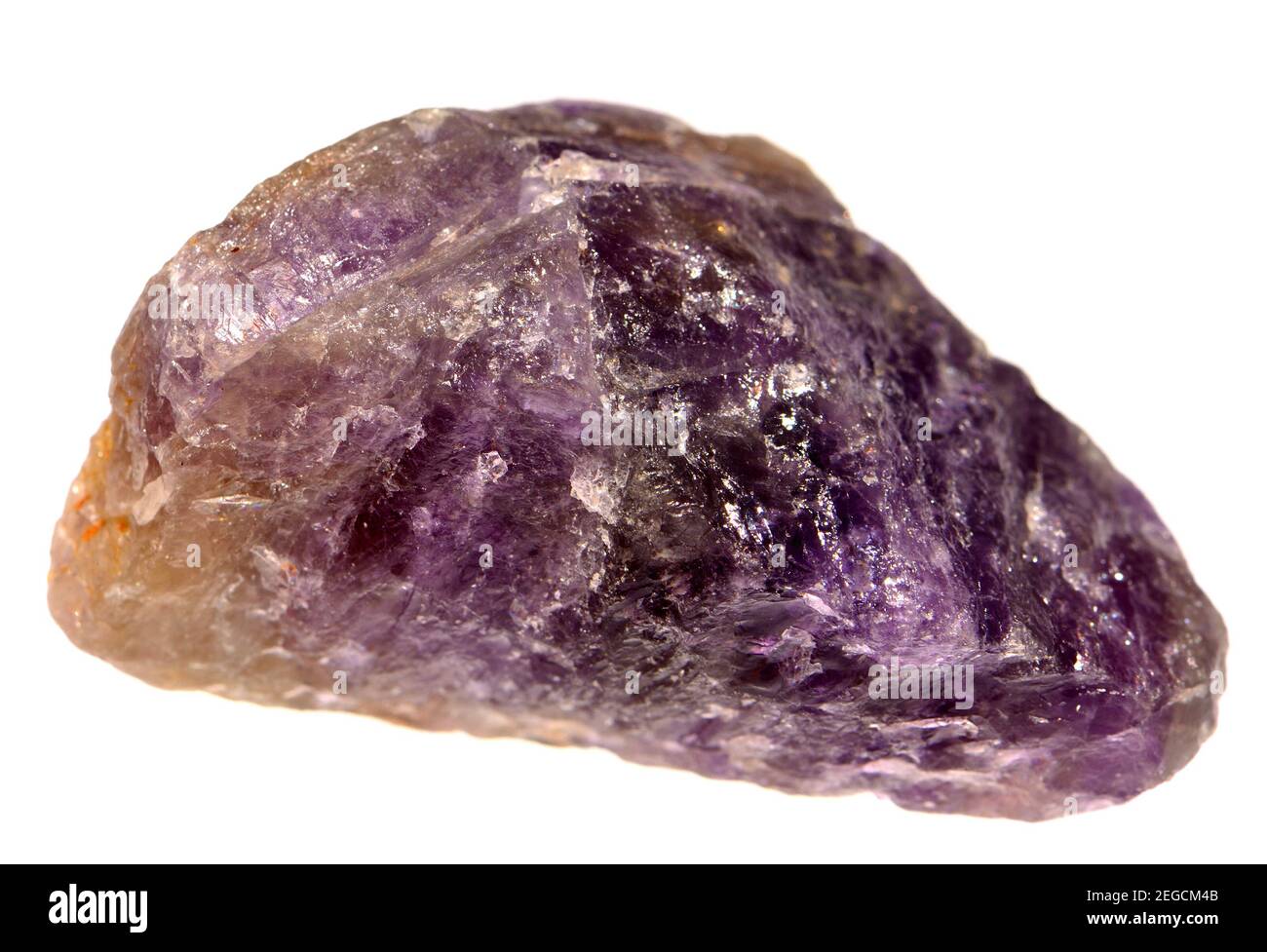 Les cristaux d'Améthyste (quartz violet) Banque D'Images