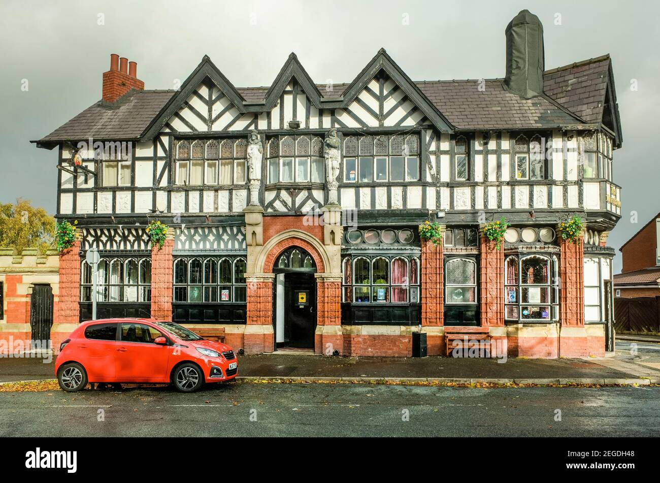 Le pub Mere Bank à Heyworth Street Liverpool Merseyside Banque D'Images