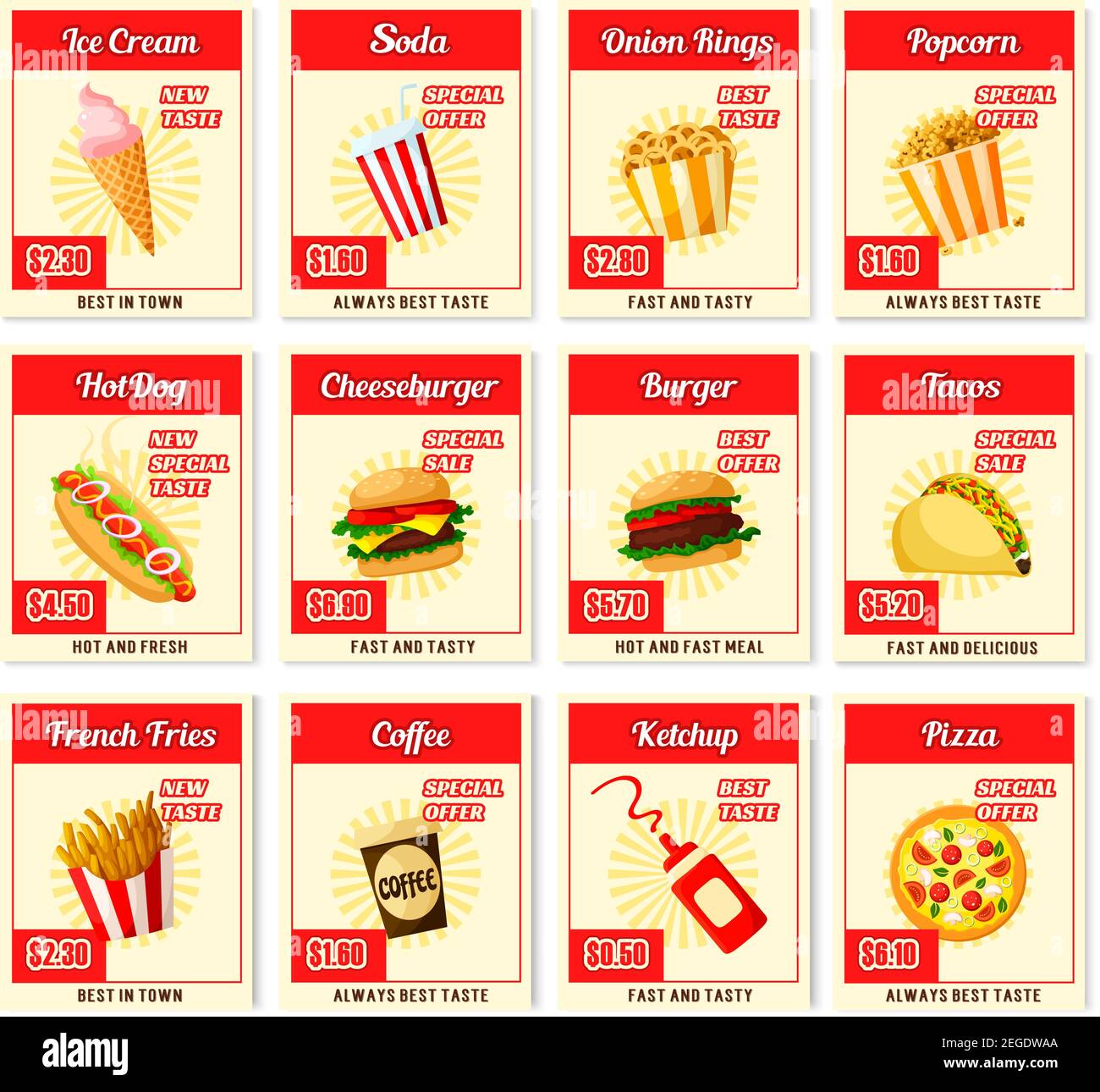 Hamburger Fries Combo Banque D Images Detourees Page 2 Alamy