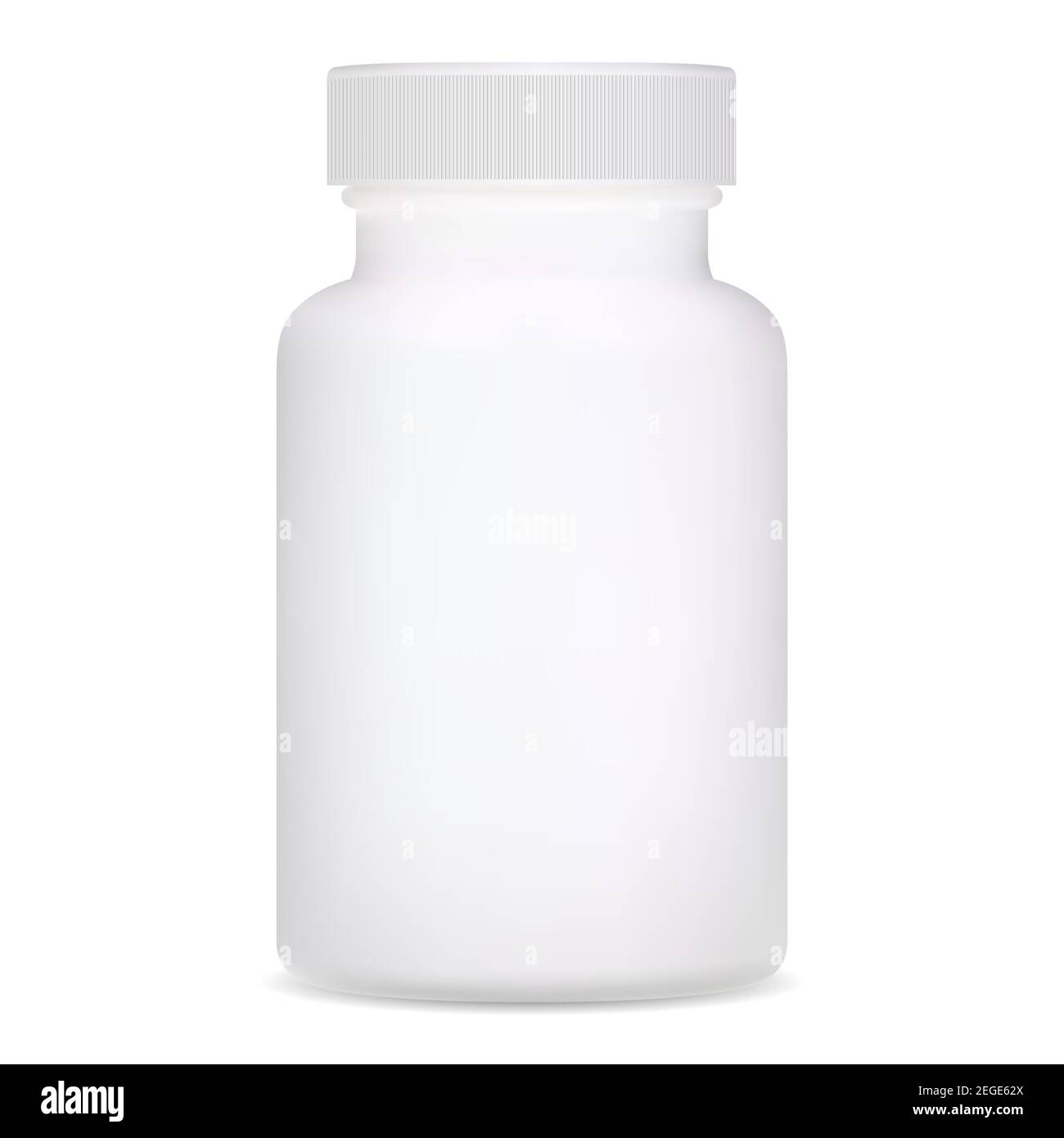Flacon médical. Design de l'emballage en plastique blanc. Modèle réaliste  de pharmacie remède pilule contenant. Capsule pharmaceutique contenant de  médicament Image Vectorielle Stock - Alamy