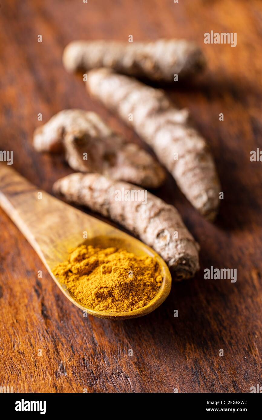 Poudre De Racine De Curcuma 100% Pure Bio - Curcuma Longa, Qualité Alimentaire, Inde