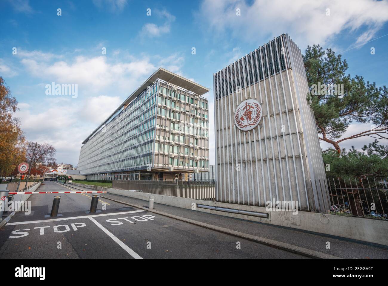 Organisation mondiale de la santé (OMS) - institution spécialisée des Nations Unies - Genève, Suisse Banque D'Images