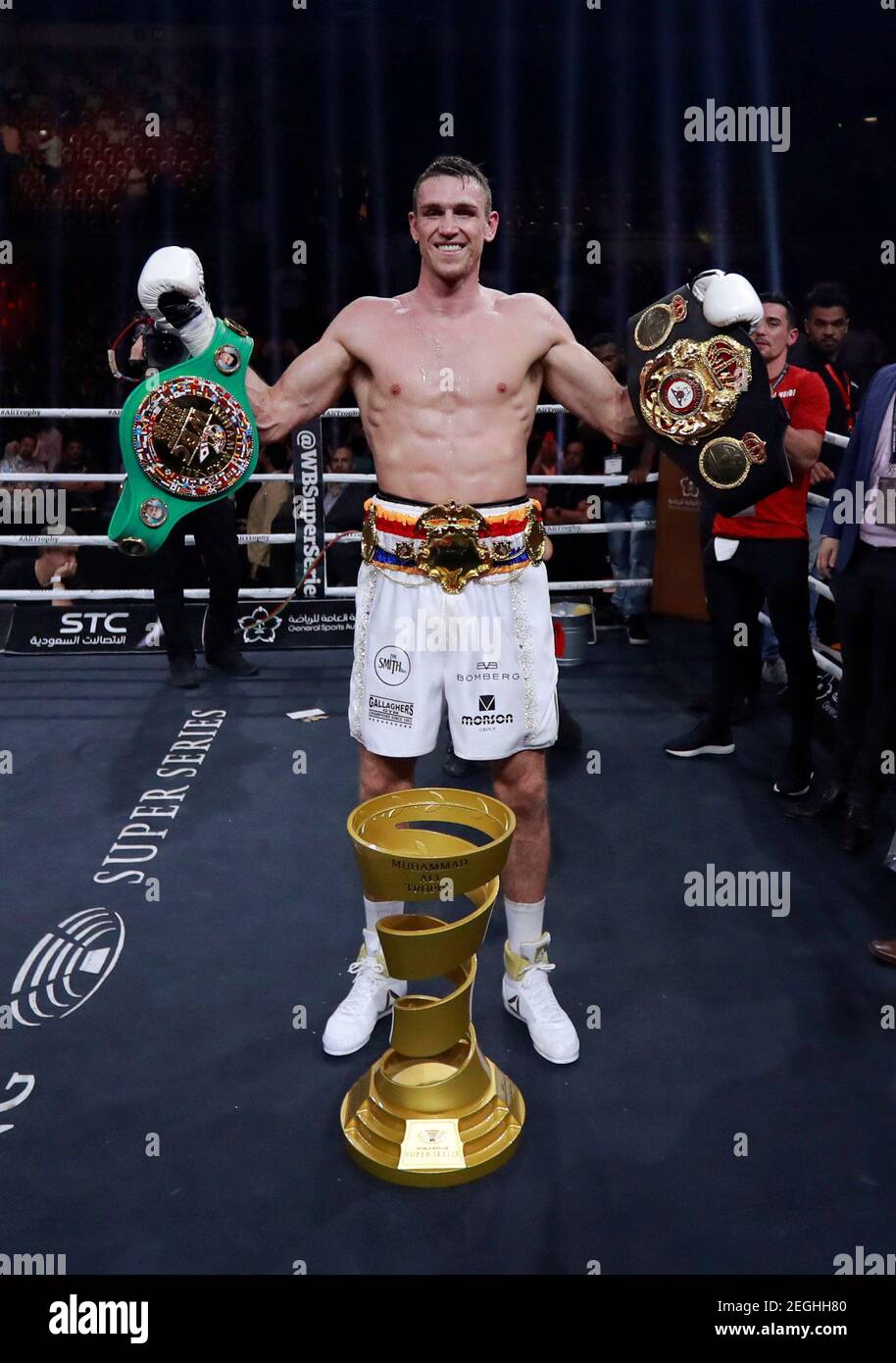 Boxe - World Boxing Super Series Super-Middlewhuit final - George Groves v  Callum Smith - WBA World Super-Middlewhuit titre - The King Abdullah Sports  City, Jeddah, Arabie Saoudite - septembre 28, 2018