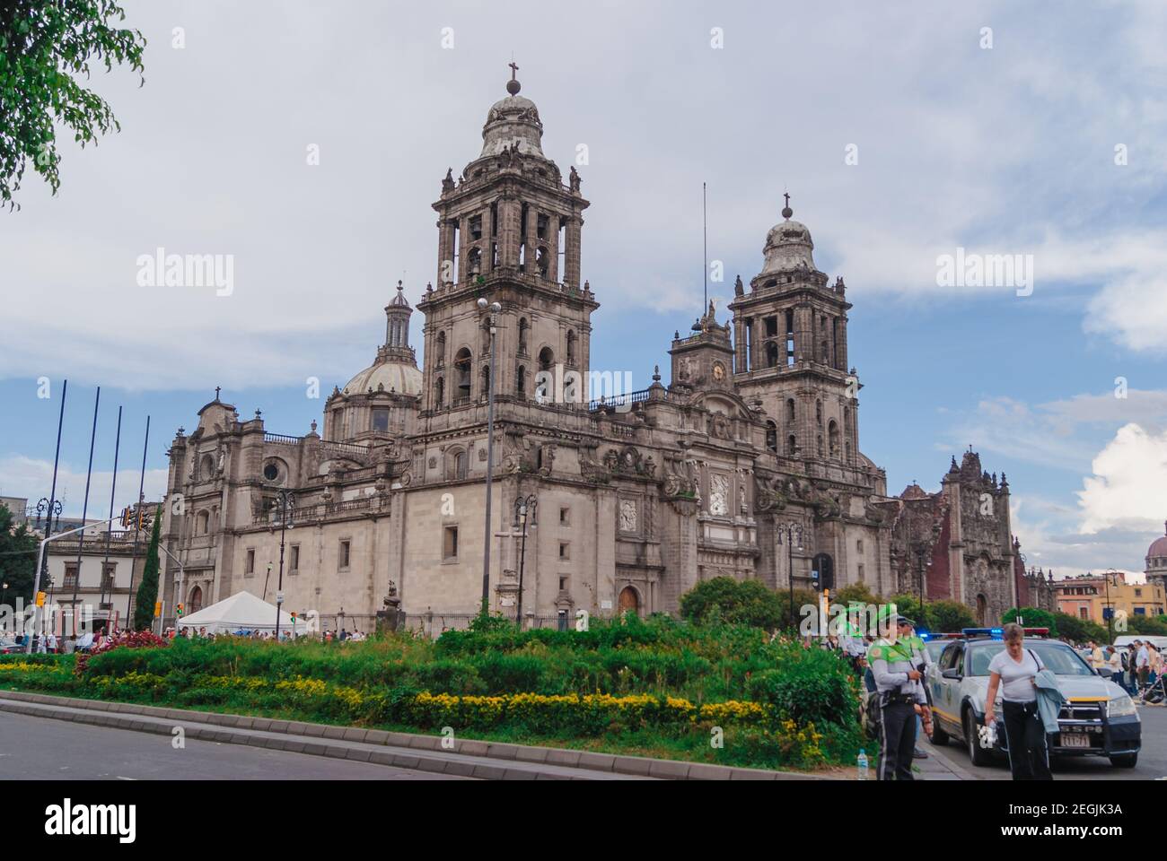 Mexico, Mexico, 26 août 2012, façade du palais national qui se trouve dans les environs du Zocalo de la capitale Banque D'Images