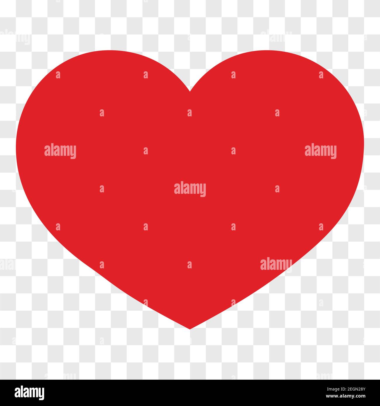 Illustration de base des icônes de forme de coeur Illustration de Vecteur