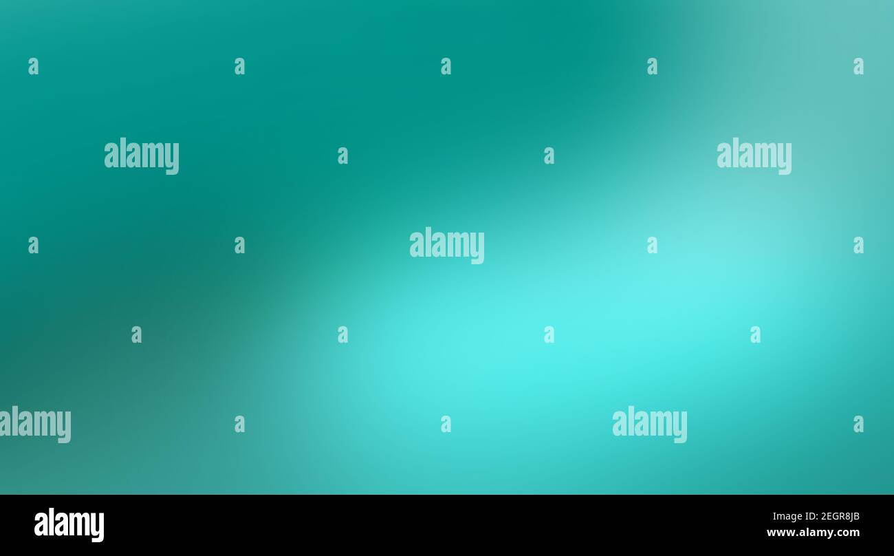 Résumé fond vert et cyan flou. Gradient flou doux Banque D'Images