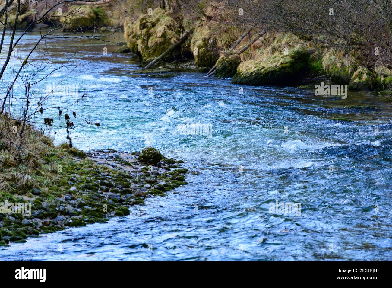 canyon de la rivière steyr près de molln, en haute-autriche Banque D'Images