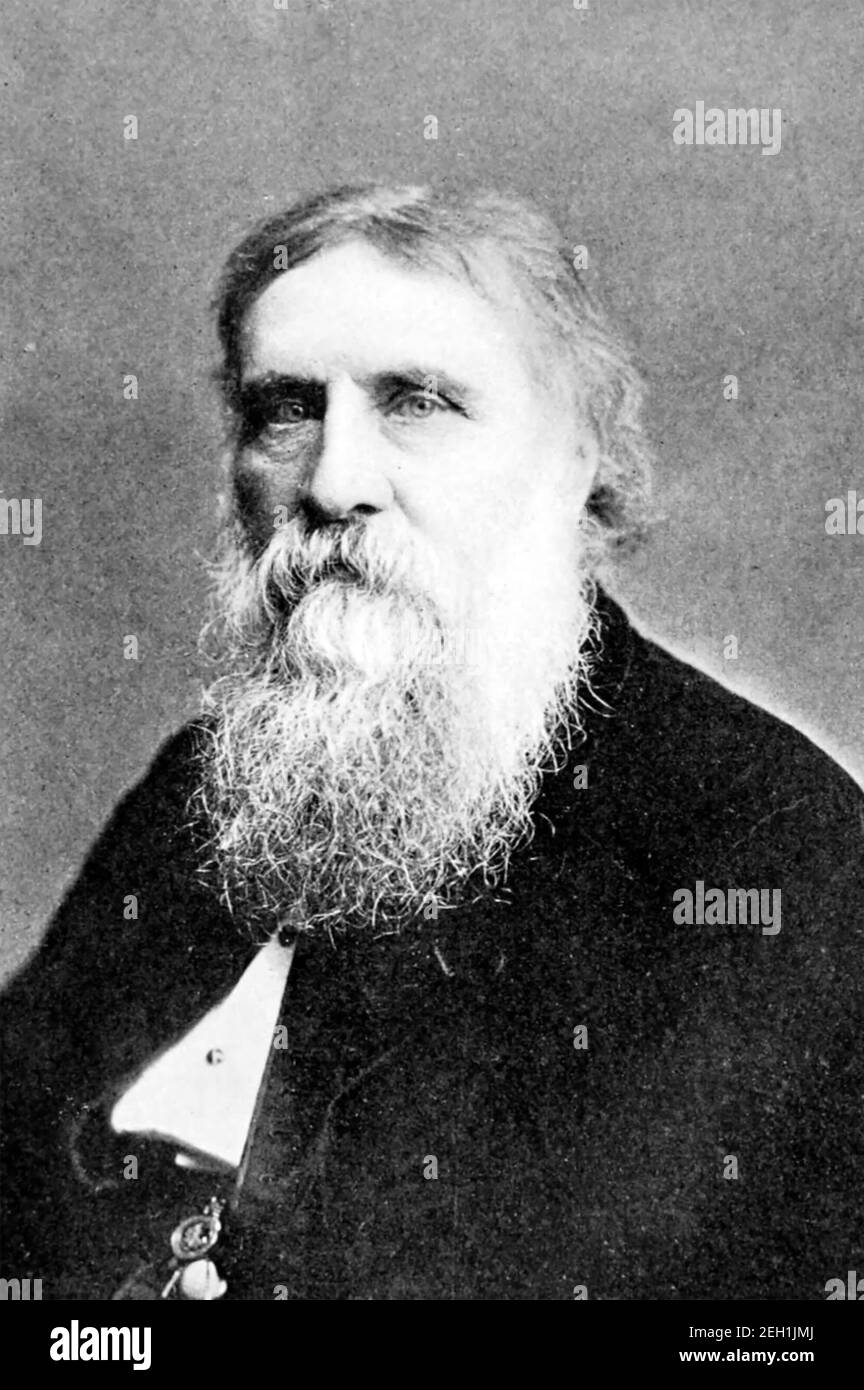 GEORGE MACDONALD (1824-1905) Écossais, auteur, poète et ministre Banque D'Images