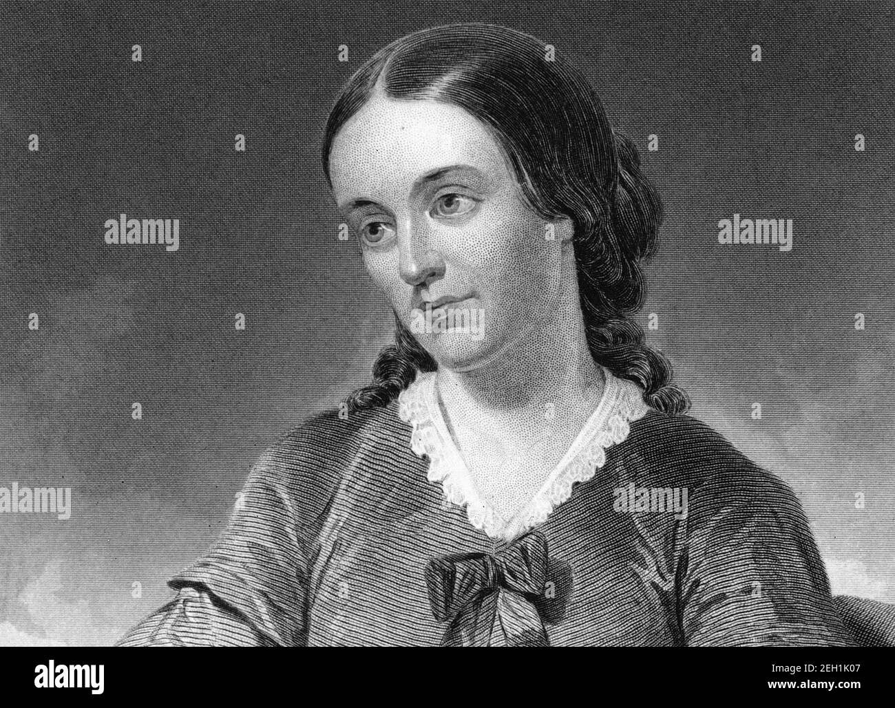 MARGARET FULLER (1810-1850) journaliste, traductrice américaine, défenseure des droits des femmes Banque D'Images