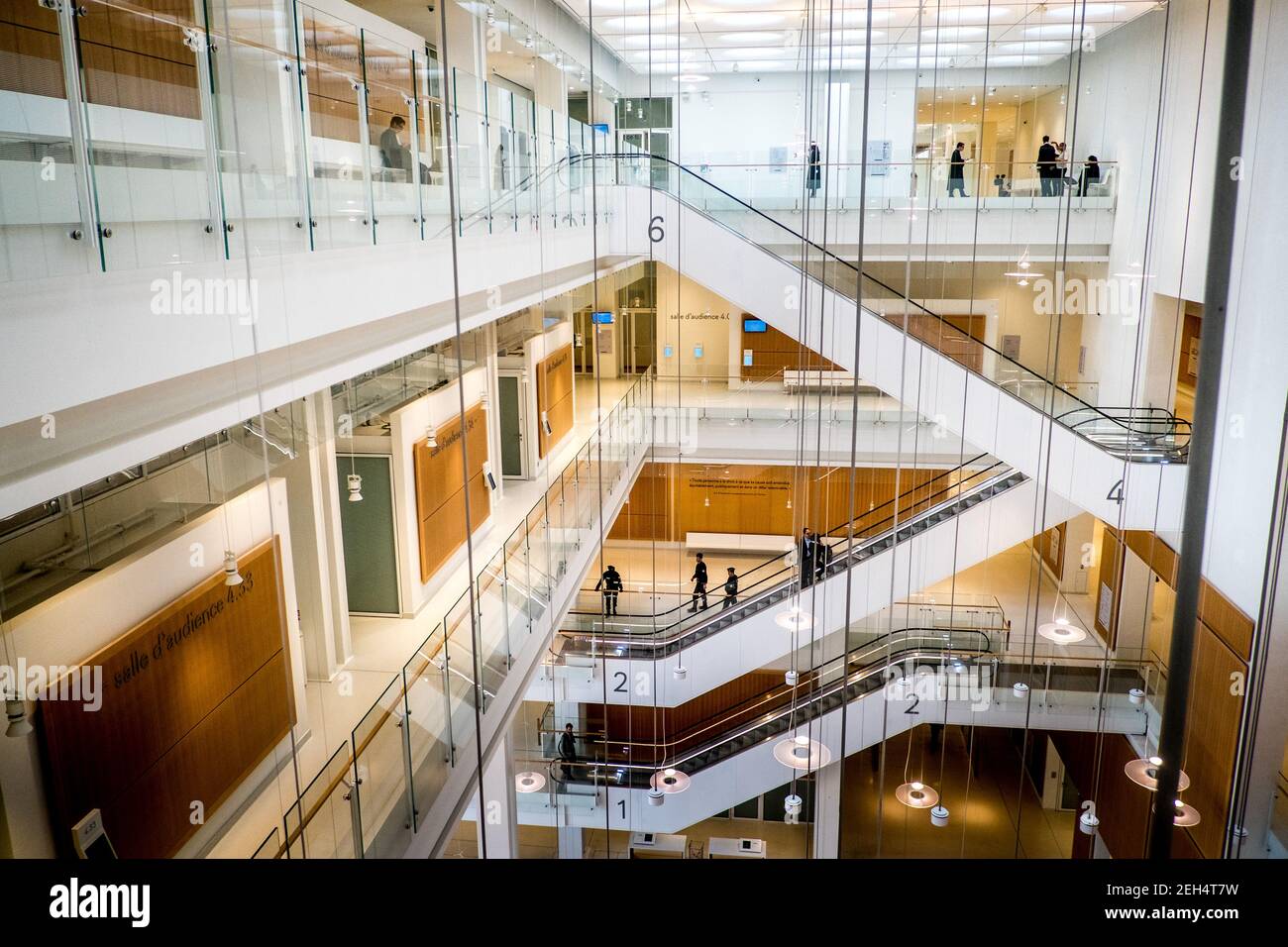 Michael Bunel / le Pictorium - haute Cour de Paris - 15/06/2018 - France / Ile-de-France (région) / Paris - le nouveau Palais de Justice au coeur du quartier de Batignolles a été conçu par l'architecte Renzo Piano. 16 mai 2018. 16 mai 2018. France. Banque D'Images