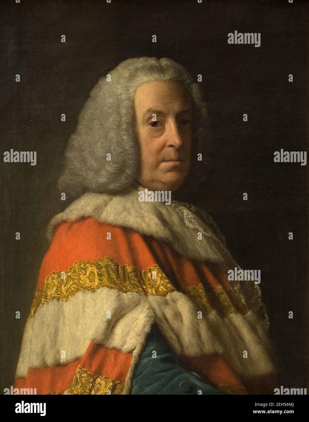 Portrait de Sir William Pulteney, comte de Bath, 1750-64. Banque D'Images