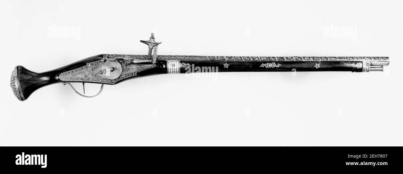 Wheellock Pistol, collection d'armes royales françaises, inv. no 217, italien, probablement Brescia, ca. 1625-30. Banque D'Images