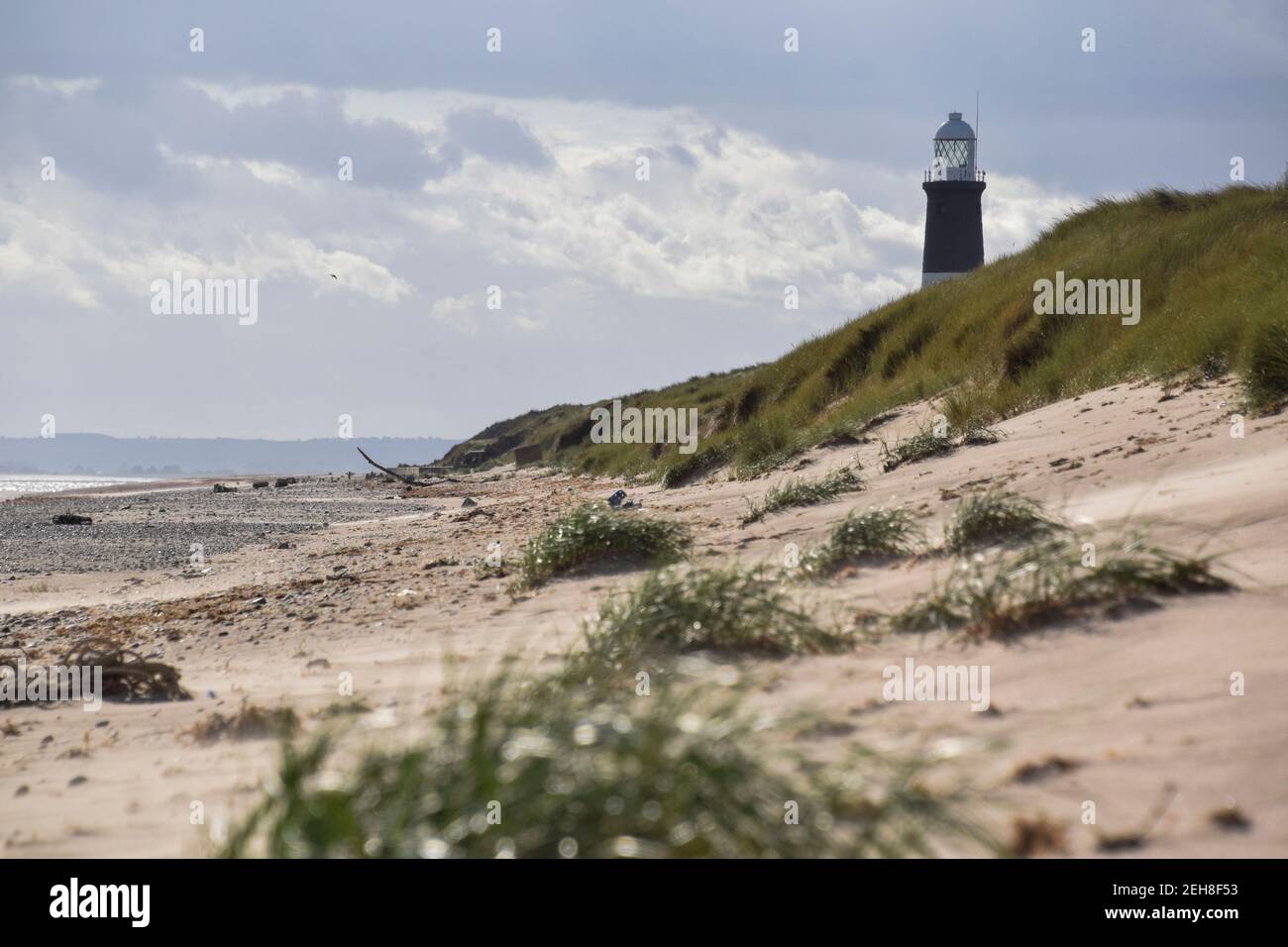 Le phare de la jailne par une journée ensoleillée Banque D'Images