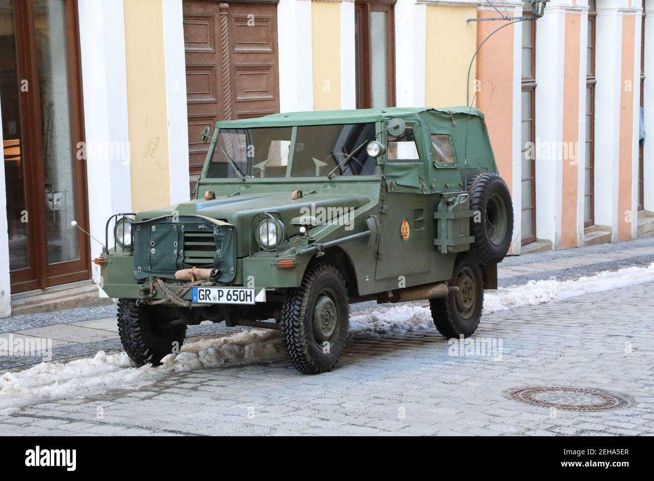 Ifa P3 Horch Sachsenring Um 1965 Fur Militarischen Einsatz In Der Nva Und Den Grenztruppen Der Ddr Am 19 2 2021 In Gorlitz Photo Stock Alamy