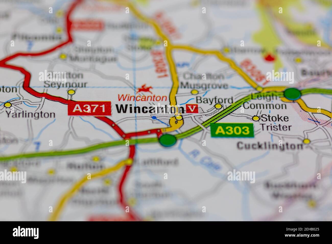 Carte de wincanton Banque de photographies et d’images à haute