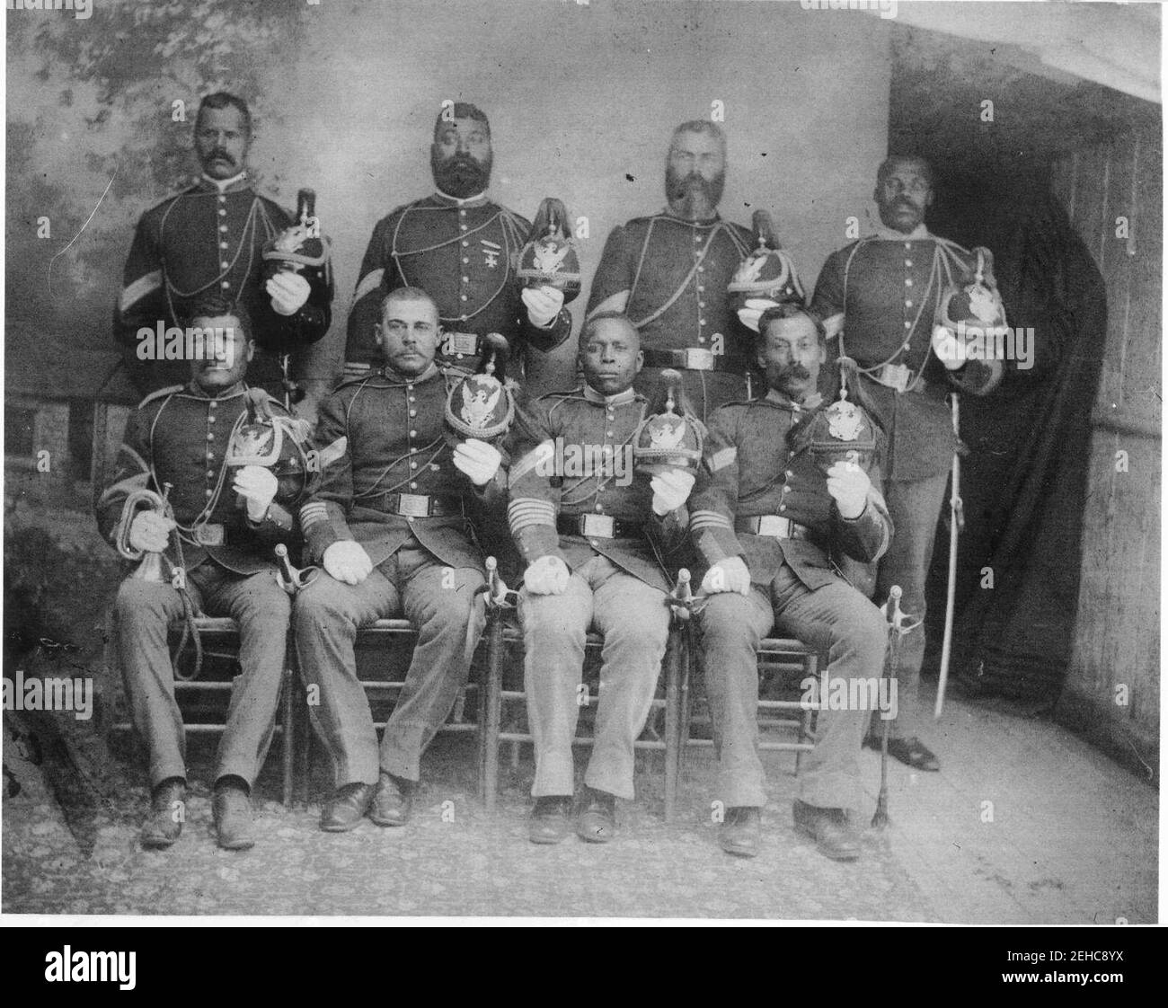 P. Conley, soldat de Buffalo non commandé. Banque D'Images