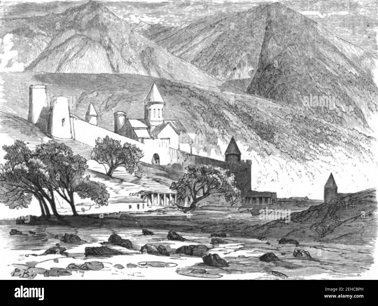 P. B. Ananour. Floriant Gille. Lettres sur le Caucase et la Crimée. 1859. P. 256. Banque D'Images