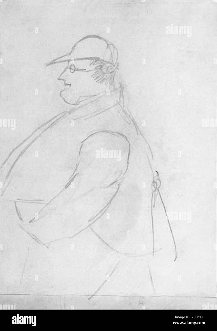 P. L. Schilling, A.S.Pushkin, 1829-1830. Banque D'Images