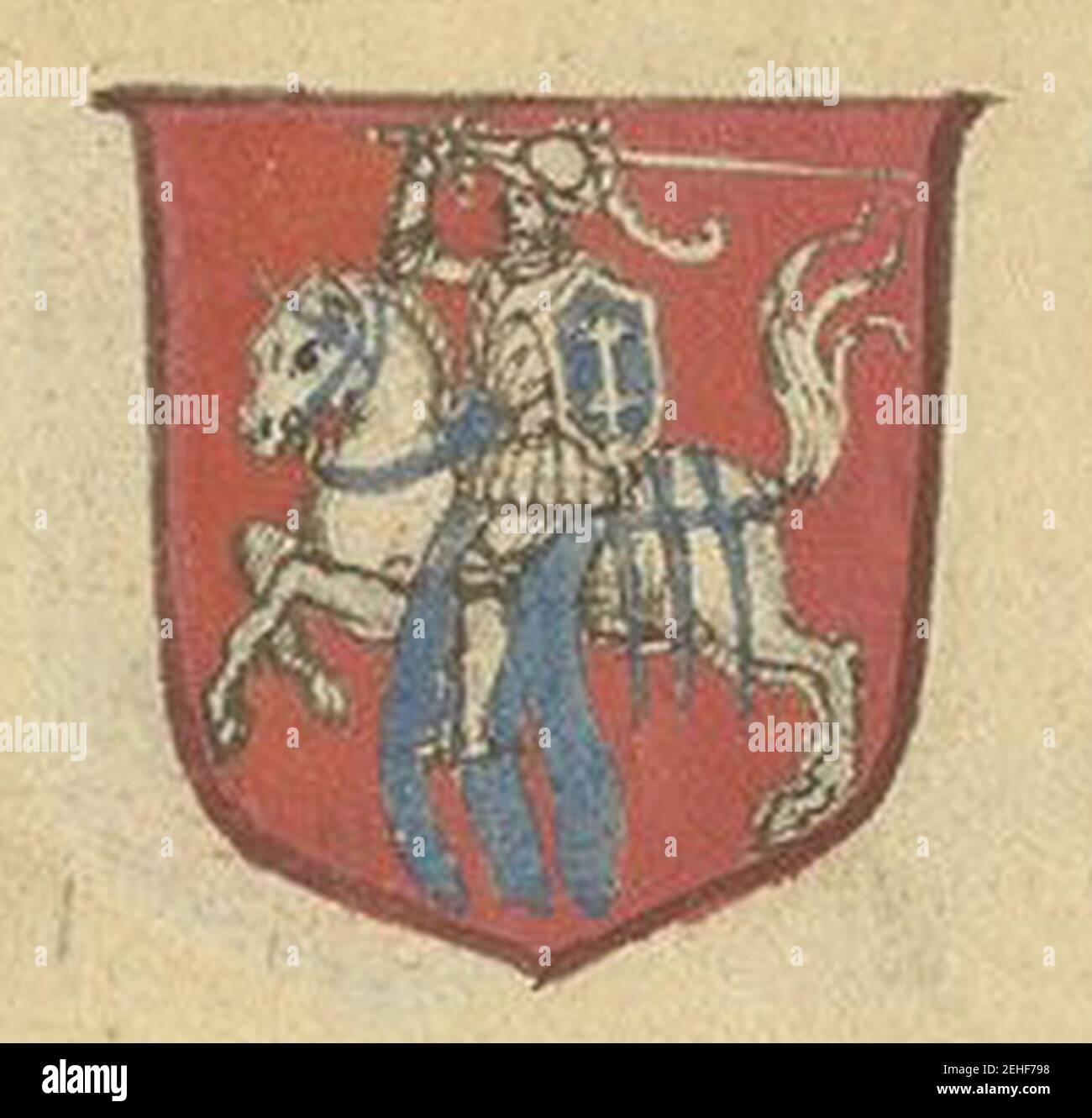 Pahonia. Пагоня (1601-1700). Banque D'Images